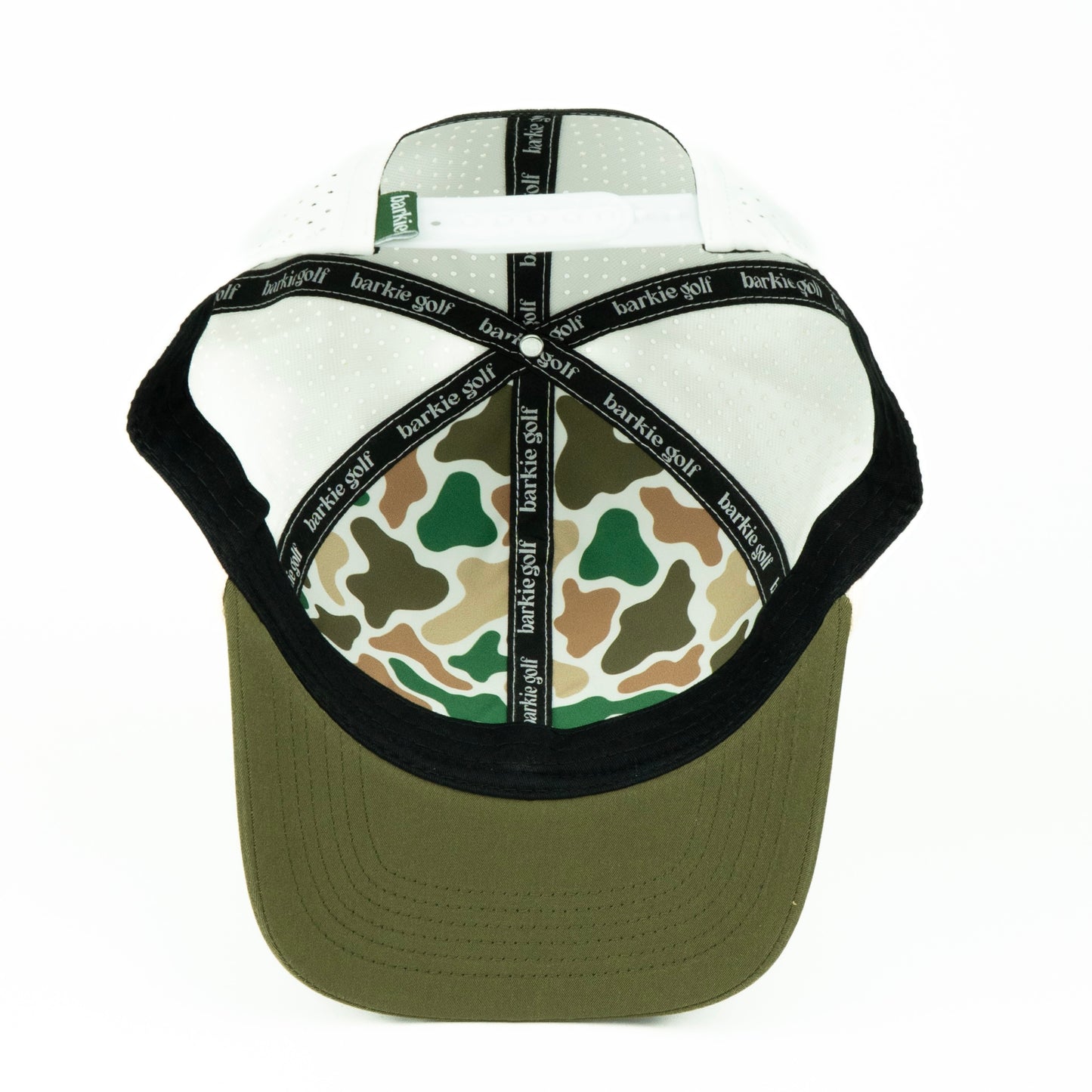 Duck Performance Rope Hat (6panel) - White/Olive
