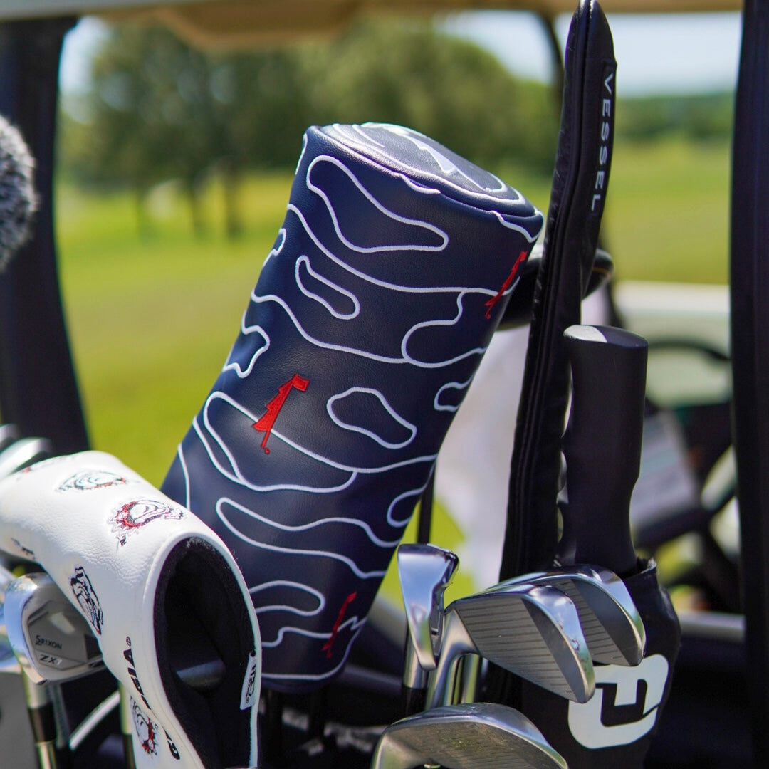 Course Camo Headcover - Blue