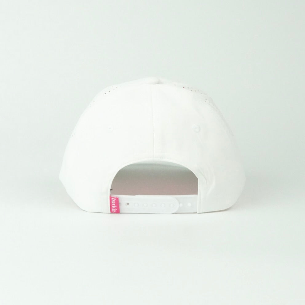 Barkie Girl Performance Dad Hat - White