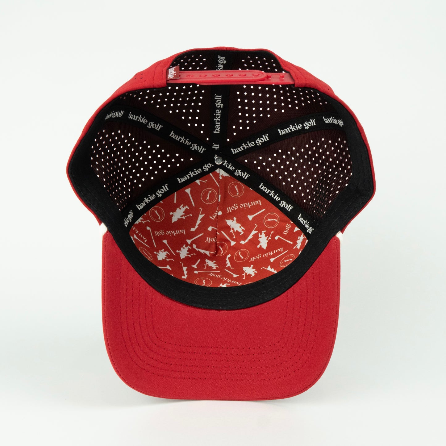 Barkie Patch Performance Rope Hat - Red