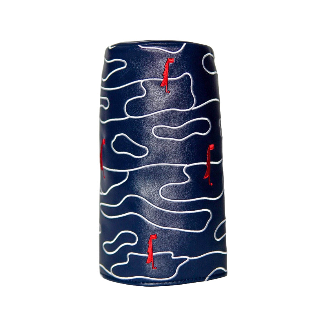 Course Camo Headcover - Blue