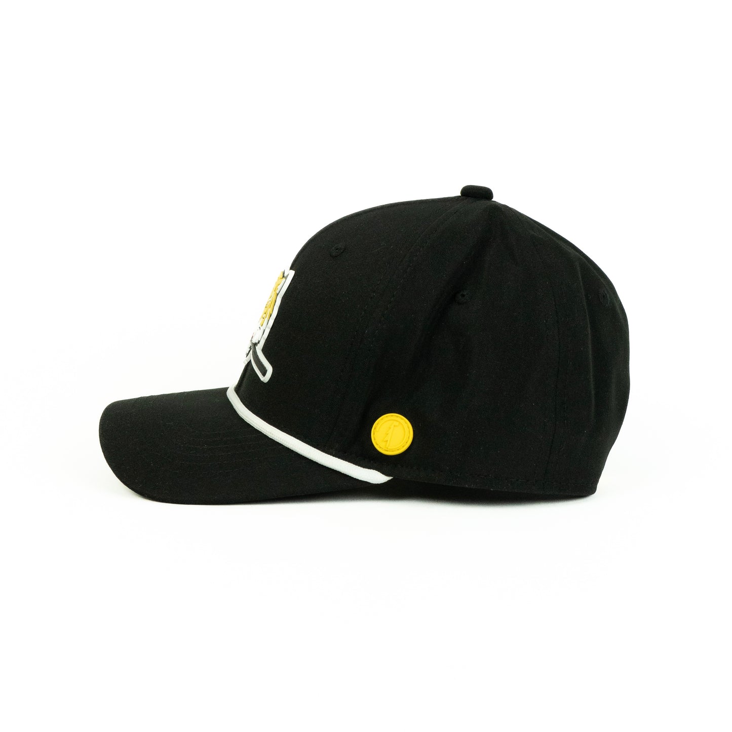 Tiger Performance (6 panel) Rope Hat - Black