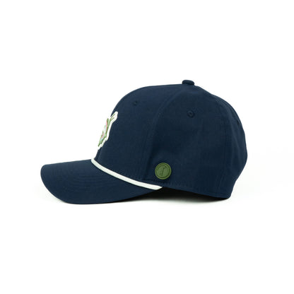 Trout Performance Rope Hat (6 panel) - Navy