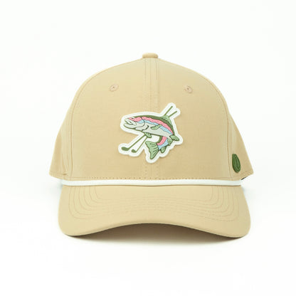Trout Performance Rope Hat (6 panel) - Tan