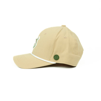 Trout Performance Rope Hat (6 panel) - Tan
