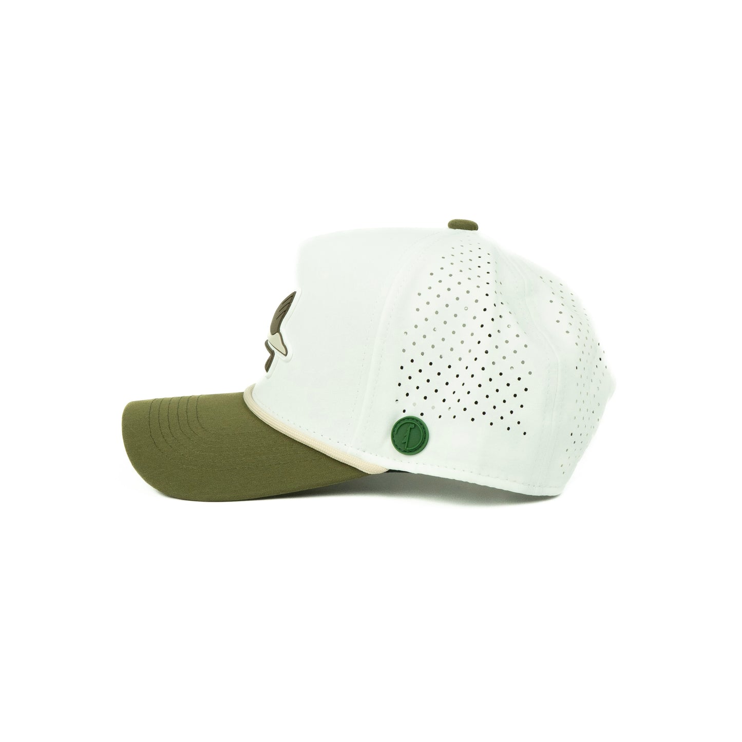 Duck Performance Rope Hat - White/Olive