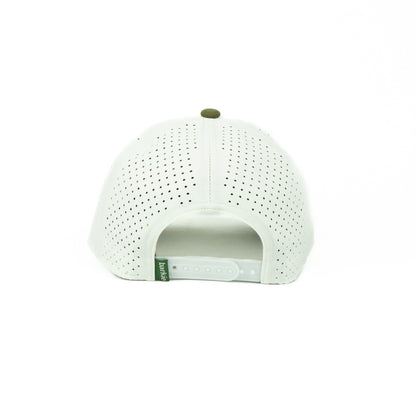Duck Performance Rope Hat (6panel) - White/Olive