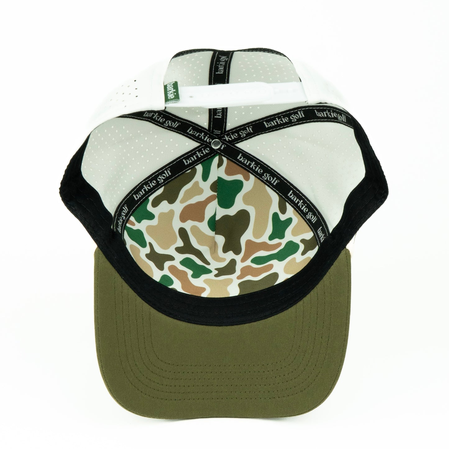 Duck Performance Rope Hat - White/Olive