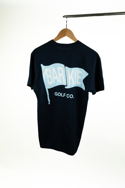 Barkie Flag T-Shirt - Navy