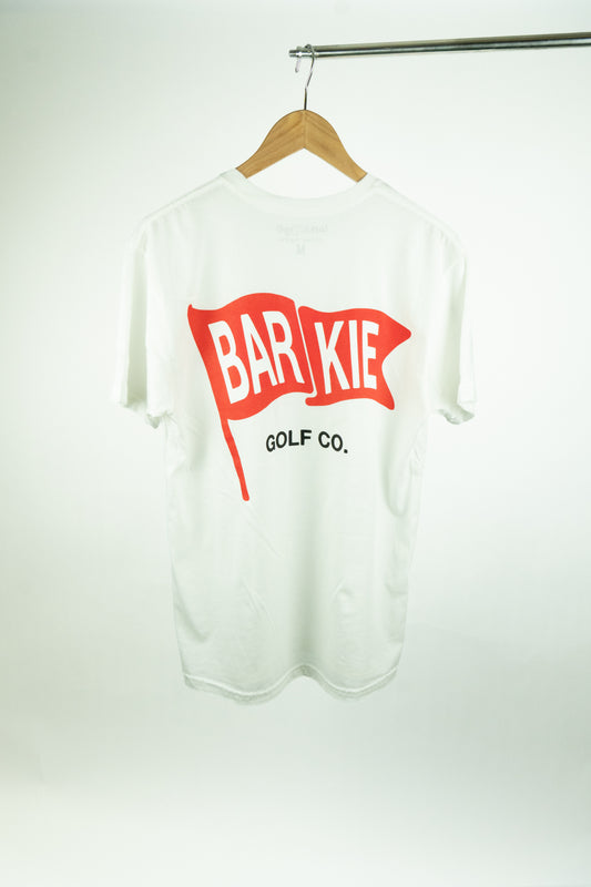 Barkie Flag T-Shirt - White