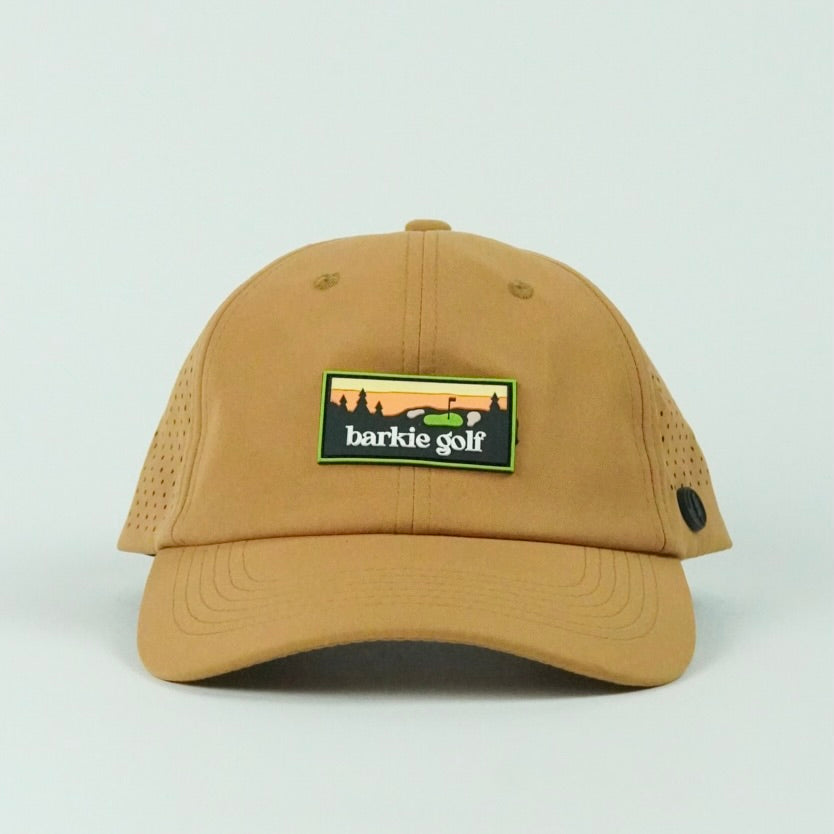 Woods Performance Dad Hat - Brown