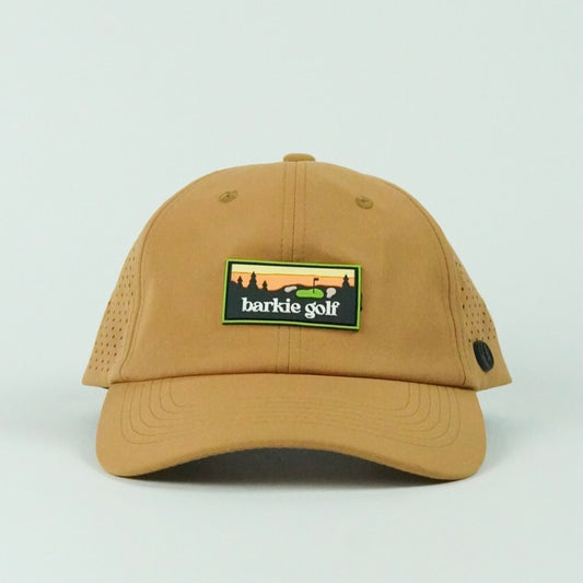 Woods Performance Dad Hat - Brown