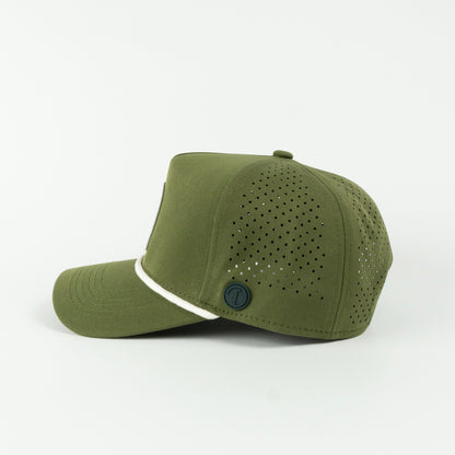 Barkie Patch Performance Rope Hat - Olive