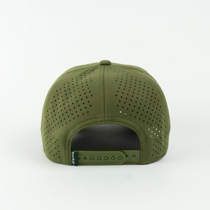 Barkie Patch Performance Rope Hat - Olive