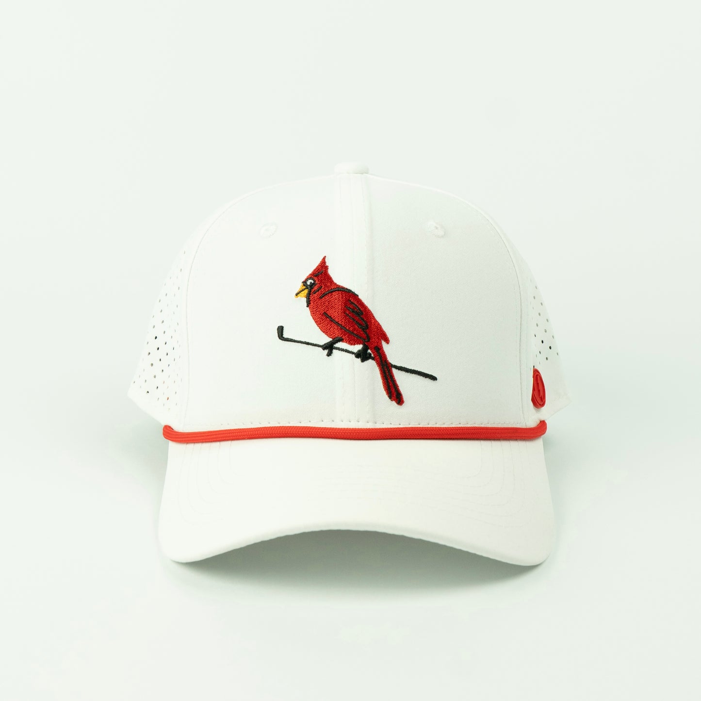 Birdie Performance (6 panel) Rope Hat - White