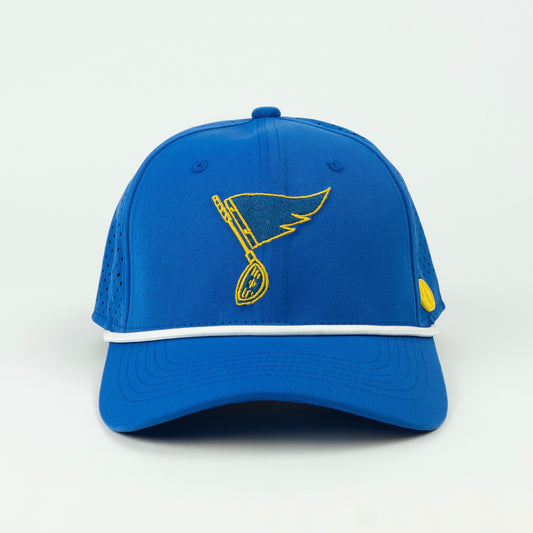 Big Stick Performance (6 panel) Rope Hat - Blue