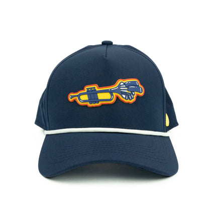 Trumpet Performance Rope Hat - Navy