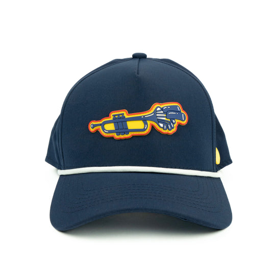 Trumpet Performance Rope Hat - Navy